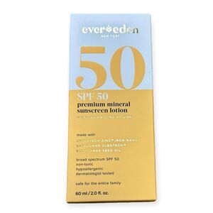 Ever Eden SPF 50 Premium Mineral Sunscreen Lotion 60 ml| 2.0 fl. oz.